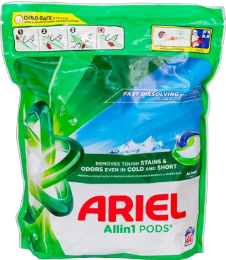 ARIEL Allin1 ALPINE kapsule za veš 44/1