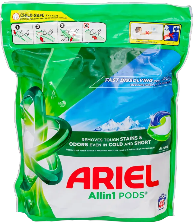 ARIEL Allin1 ALPINE kapsule za veš 44/1 44 kom ARIEL