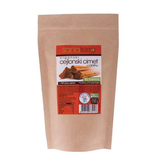 CIMET CEJLONSKI ORGANSKI 150 GR SANATERRA SANATERRA