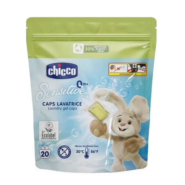 Chicco Sensitive kap.za pranje veša 20/1 20 kom chicco