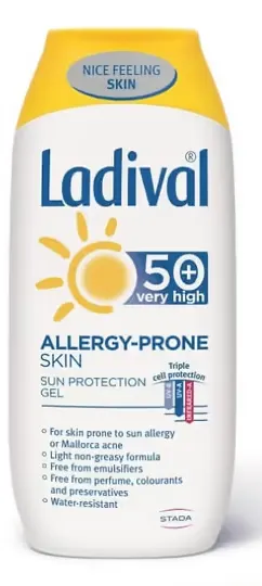 GEL SUN ALERGY PRONE SPF50 50ML LAD LADIVAL
