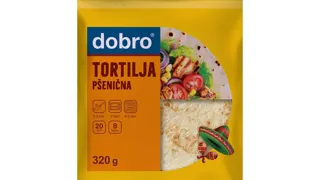 TORTILJA KLASIK 20CM 8/1 320G DOBRO