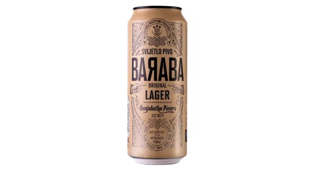 PIVO BARABA 0.5L CAN BANJALUCKA PIVARA BARABA