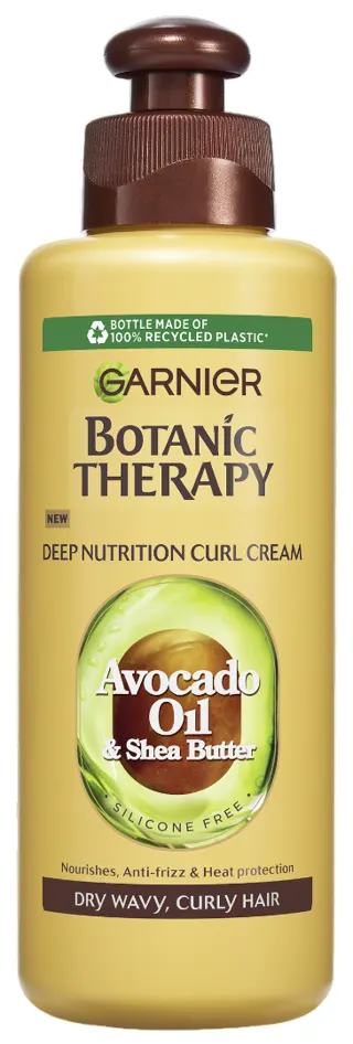 KREMA BEZ ISPIRANJA ZA SUVU TALASASTU I KOVRDŽAVU KOSU AVOCADO BOTANIC THERAPY 200ML GARNIER