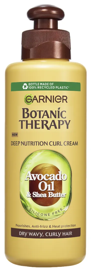KREMA BEZ ISPIRANJA ZA SUVU TALASASTU I KOVRDŽAVU KOSU AVOCADO BOTANIC THERAPY 200ML GARNIER BOTANIC THERAPY