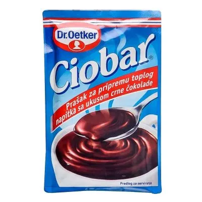 TOPLA COKOLADA CIOBAR CRNA COKOLADA 25gr DR.OETKER DD CENTROPROIZVOD PI