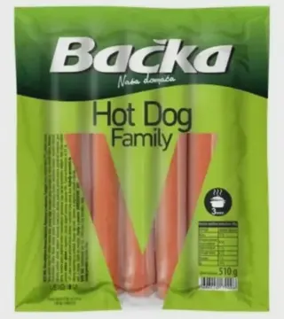 KOBASICA HOT DOG SVINJSKA BAČKA 510G