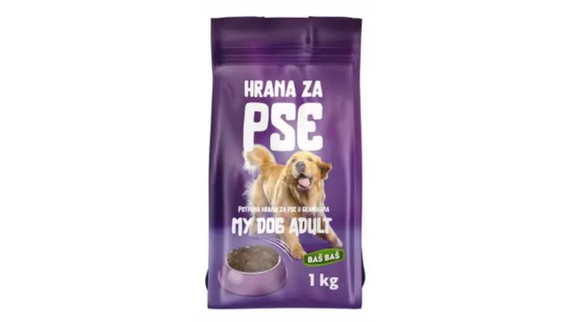 HRANA ZA PSE GRANULE ADULT BAŠ BAŠ 1KG BAS BAS