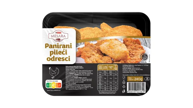 Panirani pileci odresci 240g Maxi Mesara