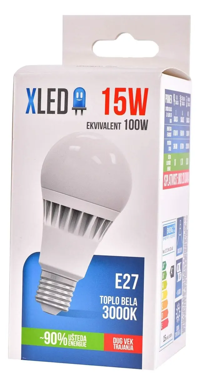 Sijalica LED XLED E27 15W 3000K 10 PTP NT Company DOO Novi Beograd