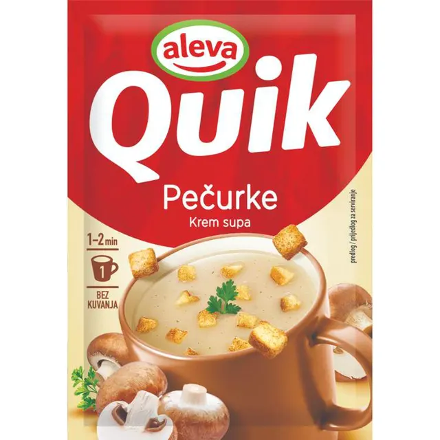 Supa instant krem/pecur.Quik Aleva 17g Quik