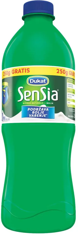 JOGURT DUKAT SENSIA 1.5KG 250G GRATIS SOMBOLED