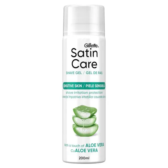 Gillette Satin Care gel/brij. ALOE 200ml Satin Care