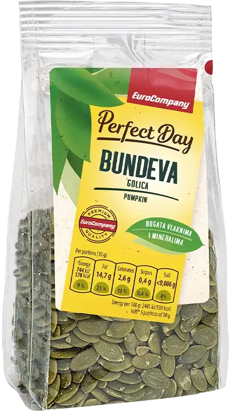 SEMENKA BUNDEVE OČIŠĆENA GOLICA 125GR. EUROCOMPANY EUROCOMPANY