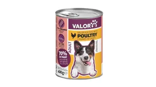 HRANA ZA PSE PILETINA I CURETINA 400G VALOR
