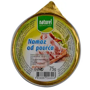 pasteta od povrca naturel 75g awt NATUREL