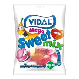 Bombone gumene mega sweet mix Vidal 90g
