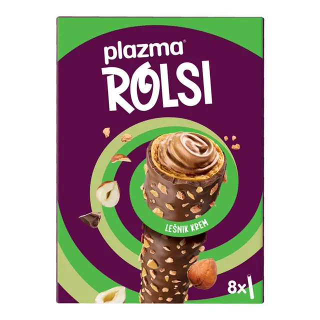 Vafl Plazma Rolsi lesnik 130g Bambi