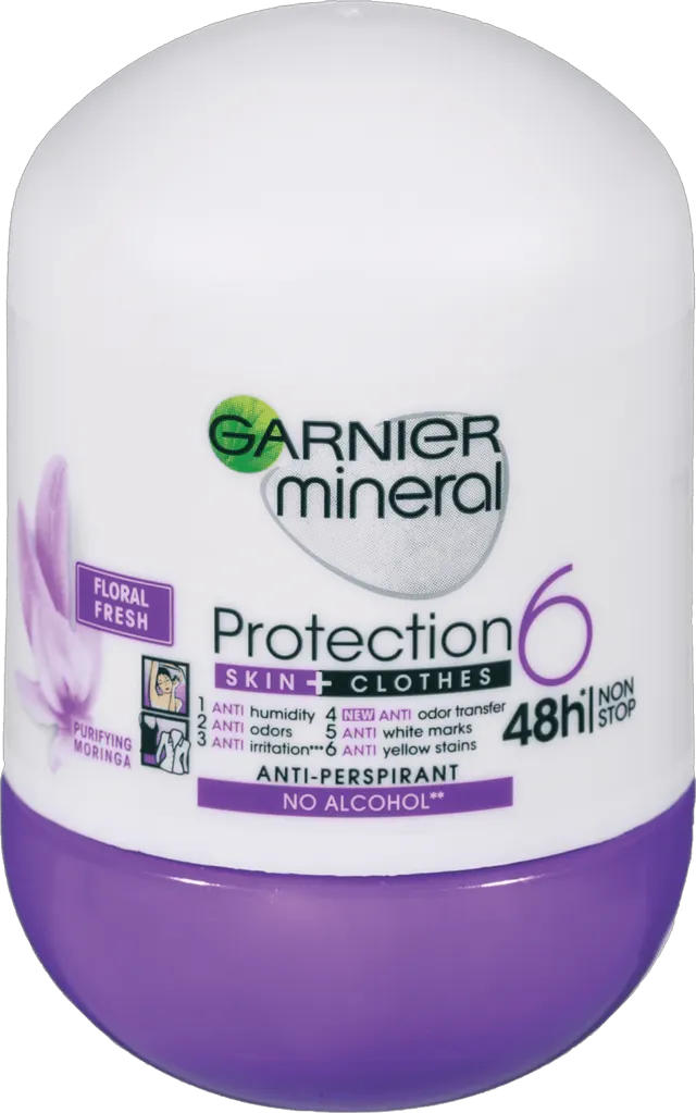 Roll-on miner.protec.floral Garnier 50ml Garnier