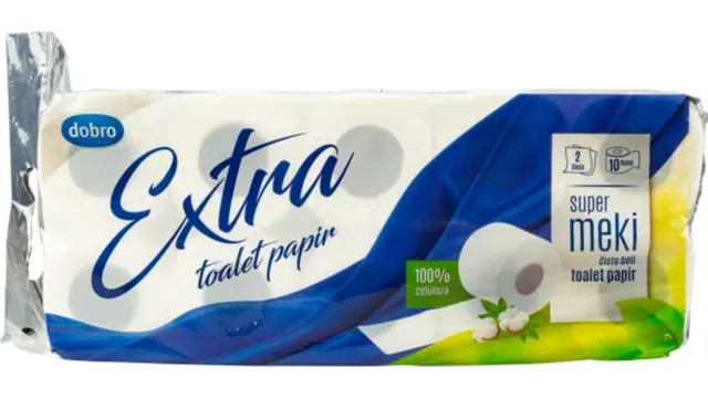 DOBRO TOALET PAPIR 2SL 10/1 NOVO