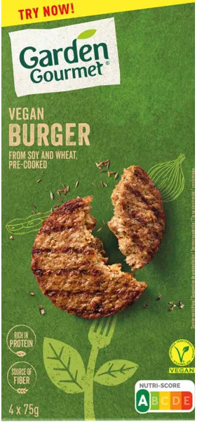 BURGER VEGAN SNTL 300G GARDEN GOURM GARDEN GOURMET