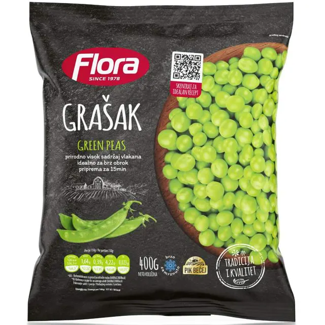 SMRZNUTI GRASAK 400G FLORA FLORA