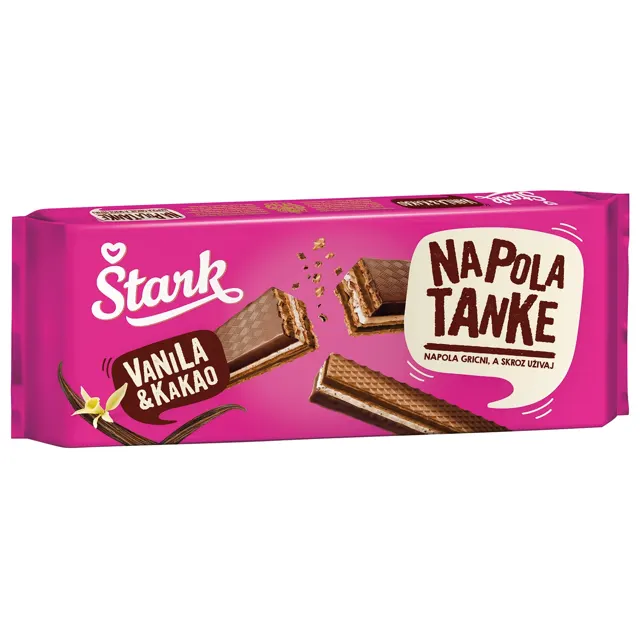 KEKS ŠTARK NAPOLITANKA NA POLA TANKE VANILA I KAKAO 130G ŠTARK