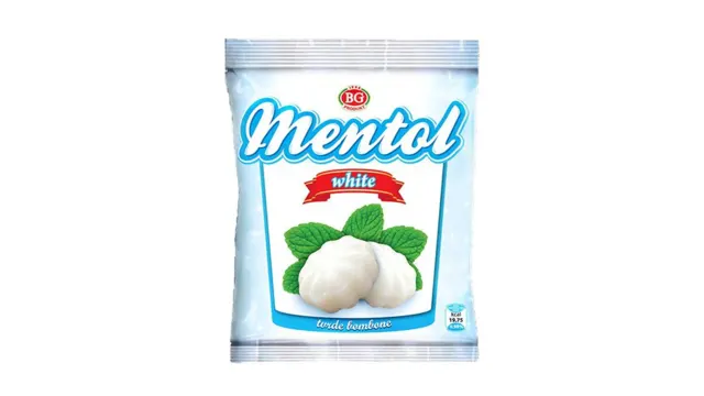 Bombone mentol beli 0080 BG produkt 50 80 g BG PRODUKT