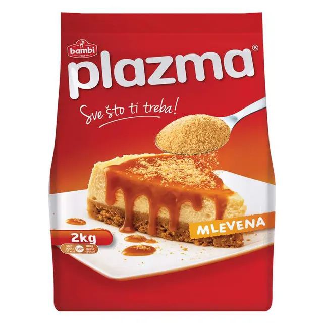 Keks Plazma mlevena 2kg Plazma
