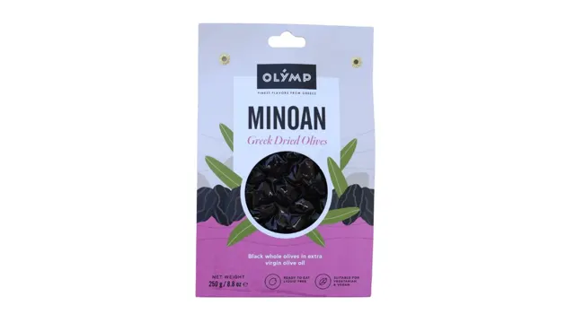 MINOJSKA SALATA SUSENE CRNE MASLINE 250gr OLYMP HRANA MEDITERANA