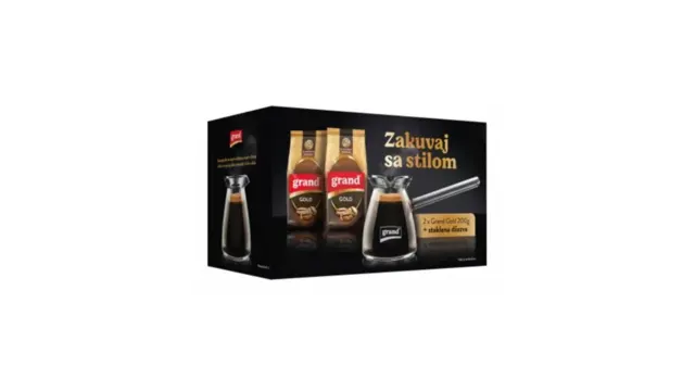 KAFA GRAND GOLD 2X200G+STAK DZEZVA GRAND