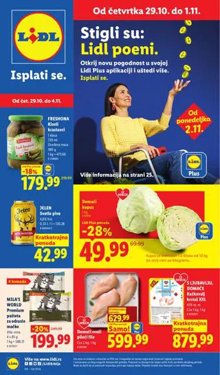 Lidl katalog 29.10.–04.11., naslovna strana