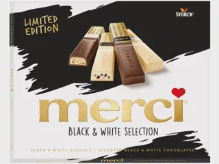BOMBONJERA MERCI BLACK & WHITE 240G
