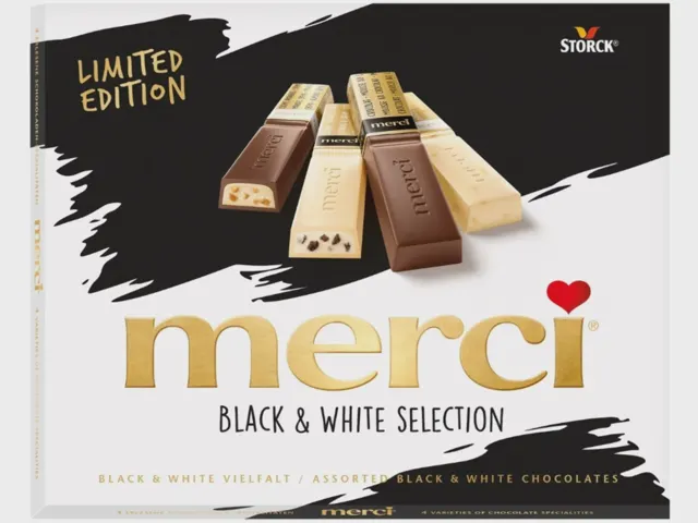BOMBONJERA MERCI BLACK & WHITE 240G MERCI