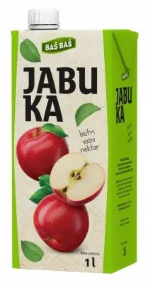 VOĆNI NEKTAR BAŠ BAŠ JABUKA SA ŽASLAĐIVAĆEM SUK.1L BAS BAS