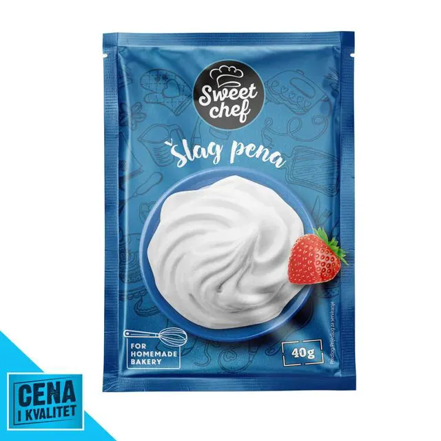 ŠLAG PENA 40G SWEET CHEF SWEET CHEF