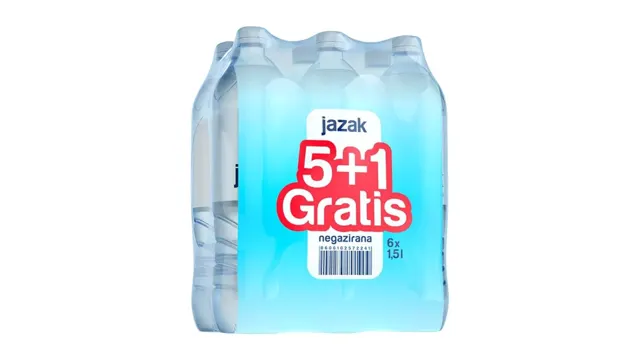 Jazak voda negazirana 1.5l 5+1 1/84 JAZAK