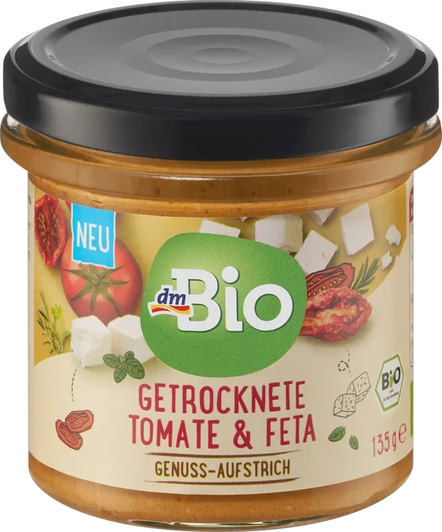 dmBio namaz sušeni paradajz i feta 135g dmBio