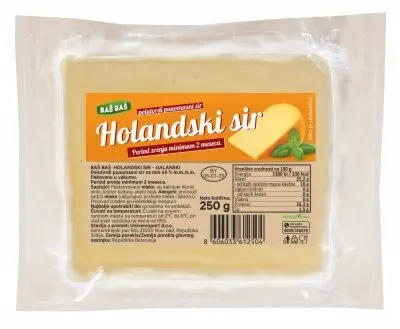 SIR HOLANDSKI BAŠ BAŠ 250G BAS BAS