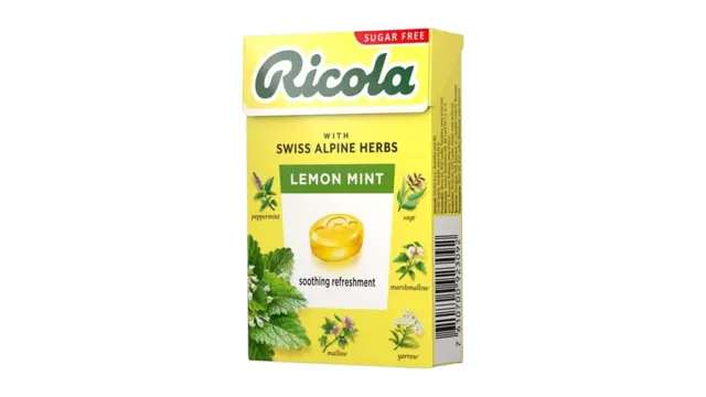 BOMBONE BEZ SECERA LIMUN 40G RICOLA RICOLA