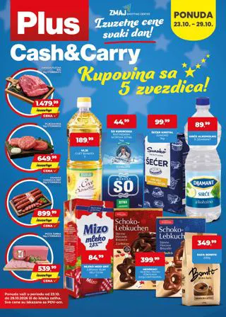 Plus Cash&Carry katalog 23.10.–29.10., naslovna strana