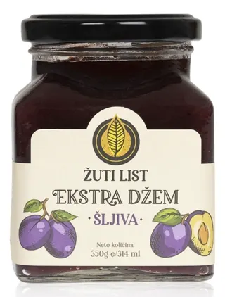 DŽEM OD ŠLJIVE EKSTRA 350GR ŽUTI LIST