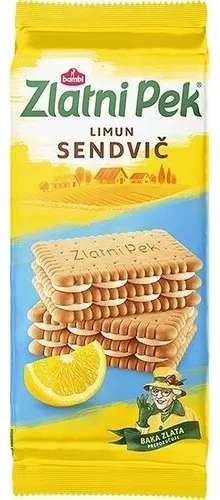 KEKS BAMBI ZLATNI PEK SENDVIČ SA LIMUNOM 144G BAMBI