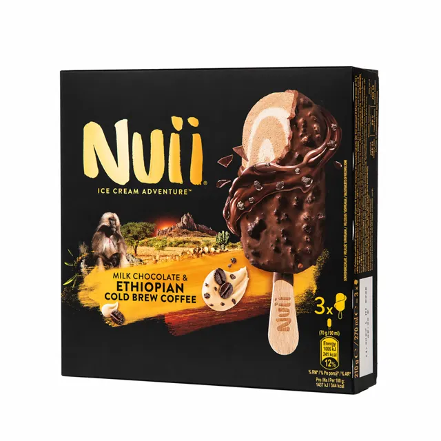 SLADOLED NUII ETIOPIAN COLD BREW COFFEE 3X90ML FRONERI SLADOLEDI