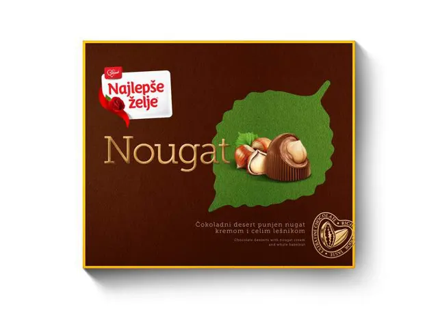 Bombonj.Nugat Najlepse zelje 188g Najlepse zelje