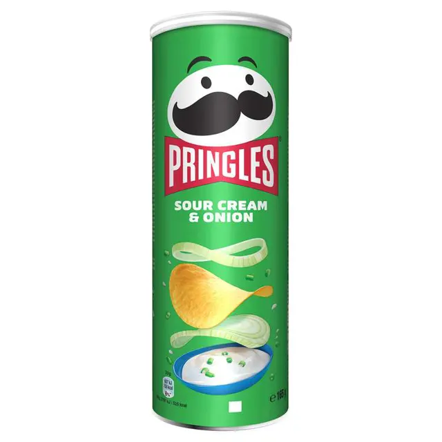 CIPS PRINGLES SOUR CREAM&ONION 165gr PRINGLES