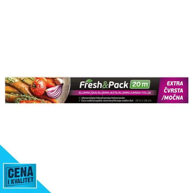 ALUFOLIJA EXT ČVRSTA 20M FRESH&PAC FRESH&PACK
