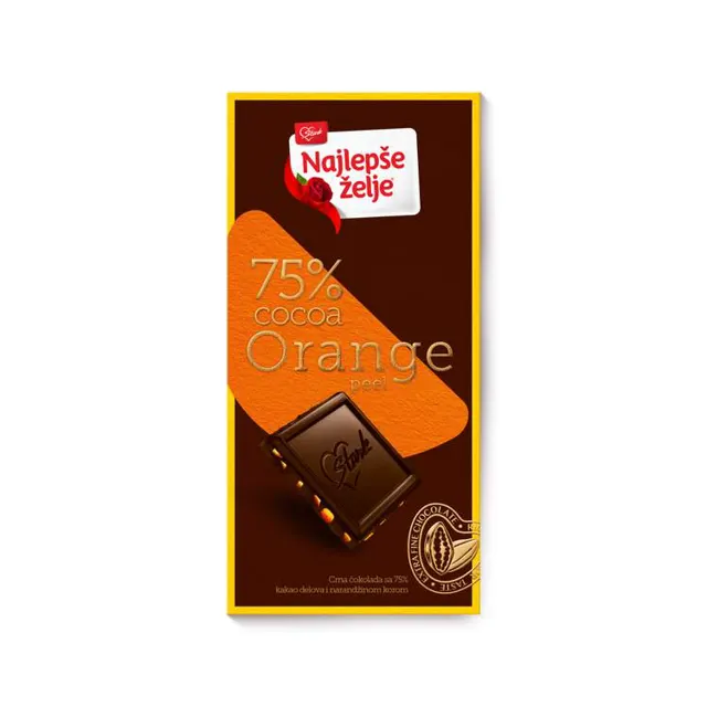 Cok.crna 75%-narandza Najlepse zelje 75g Najlepse zelje