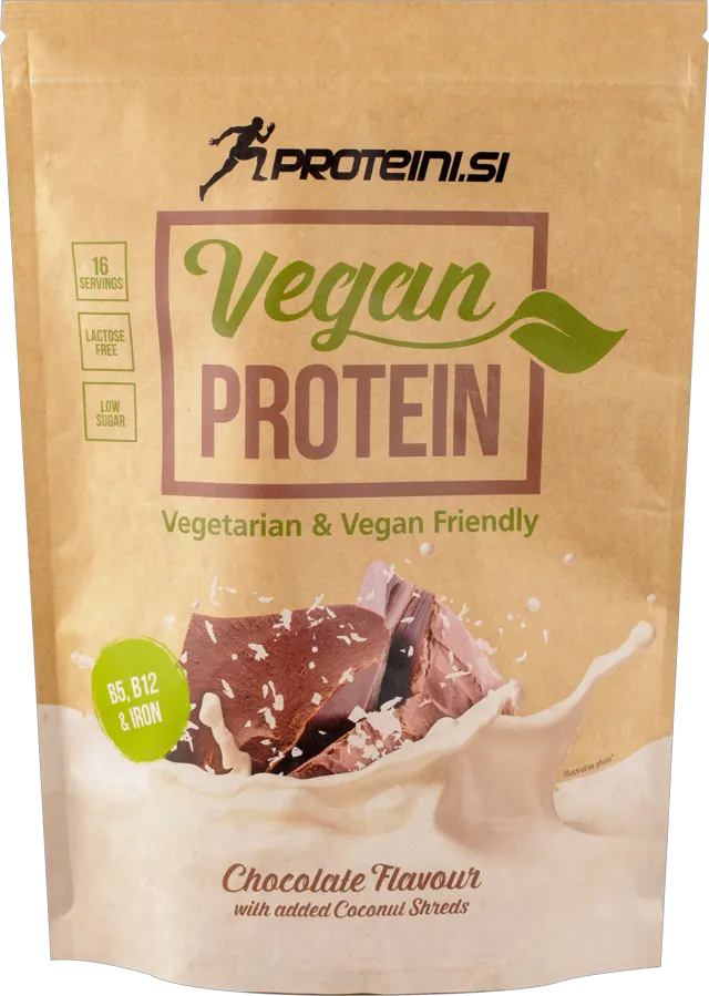 PROTEINI.SI Veg.PROTEIN čok.i kokos 500g Proteini.si