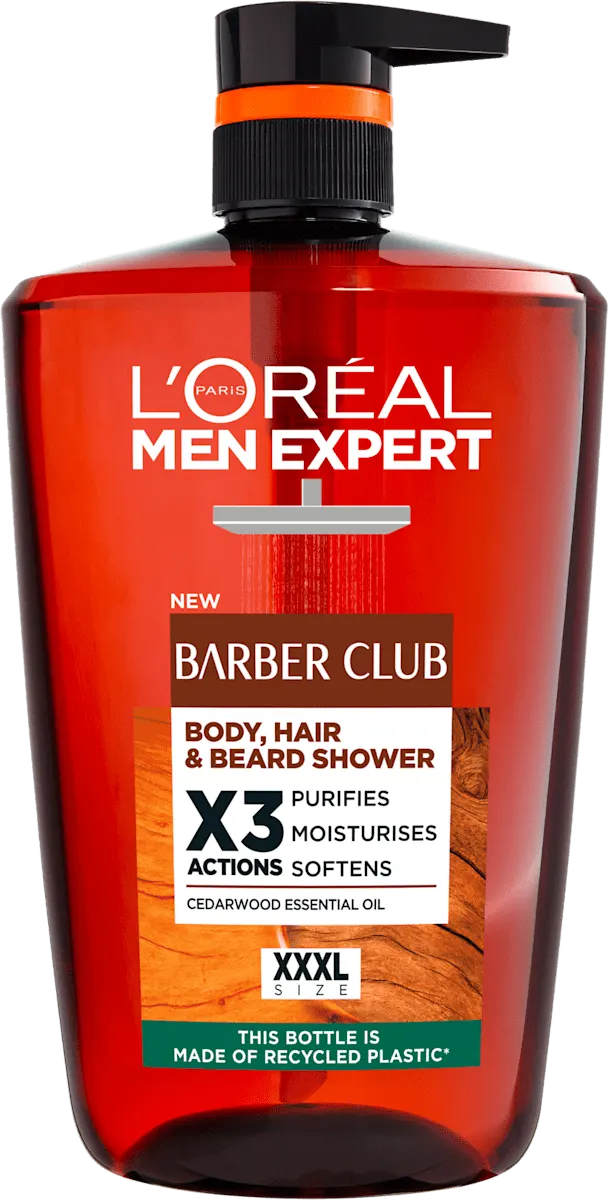 L'OREAL MEN EXP.tuš/gel BARBERCLUB 1L L'ORÉAL PARiS MEN EXPERT